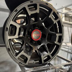 Black Replica Toyota TRD Rims 17 Inch Brand New