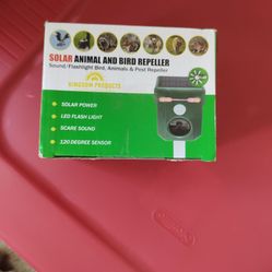 I'm Selling A New Solar Animal And Bird Repeller.
