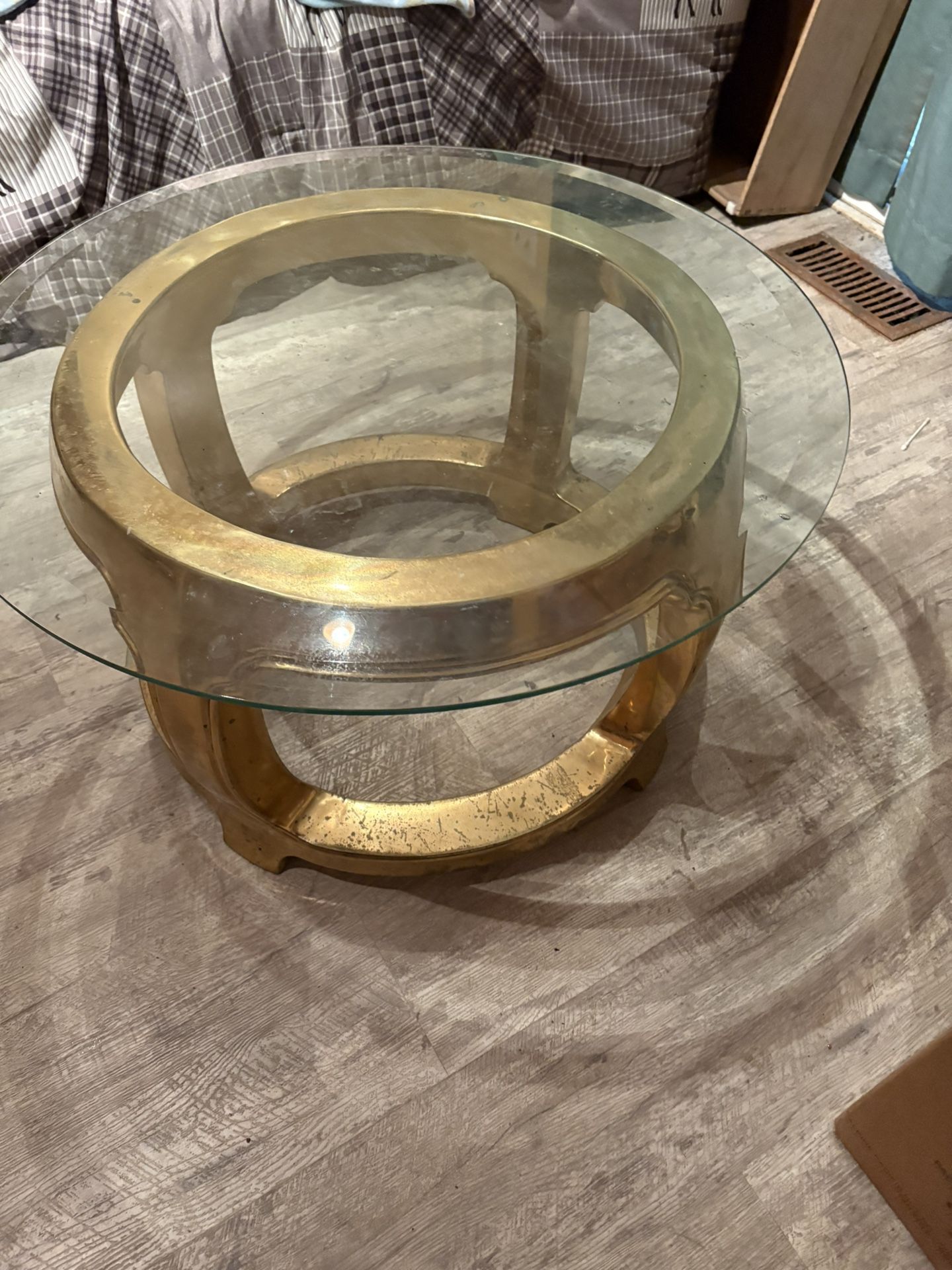 Bronze Glass Table
