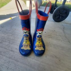 Boy Rain Boot Size 7/8