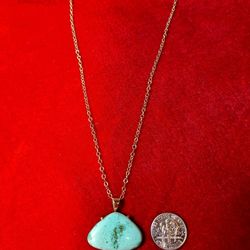 Turquoise & Gold Necklace