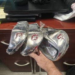 New Cobra Baffler Wedges (Pitching, Gap and Sand Wedges) for sale. Left handed.