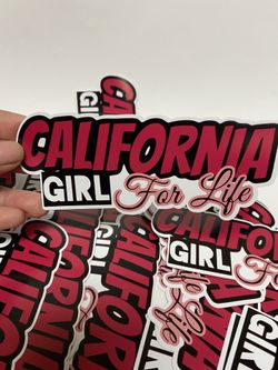California Vinyl sticker
