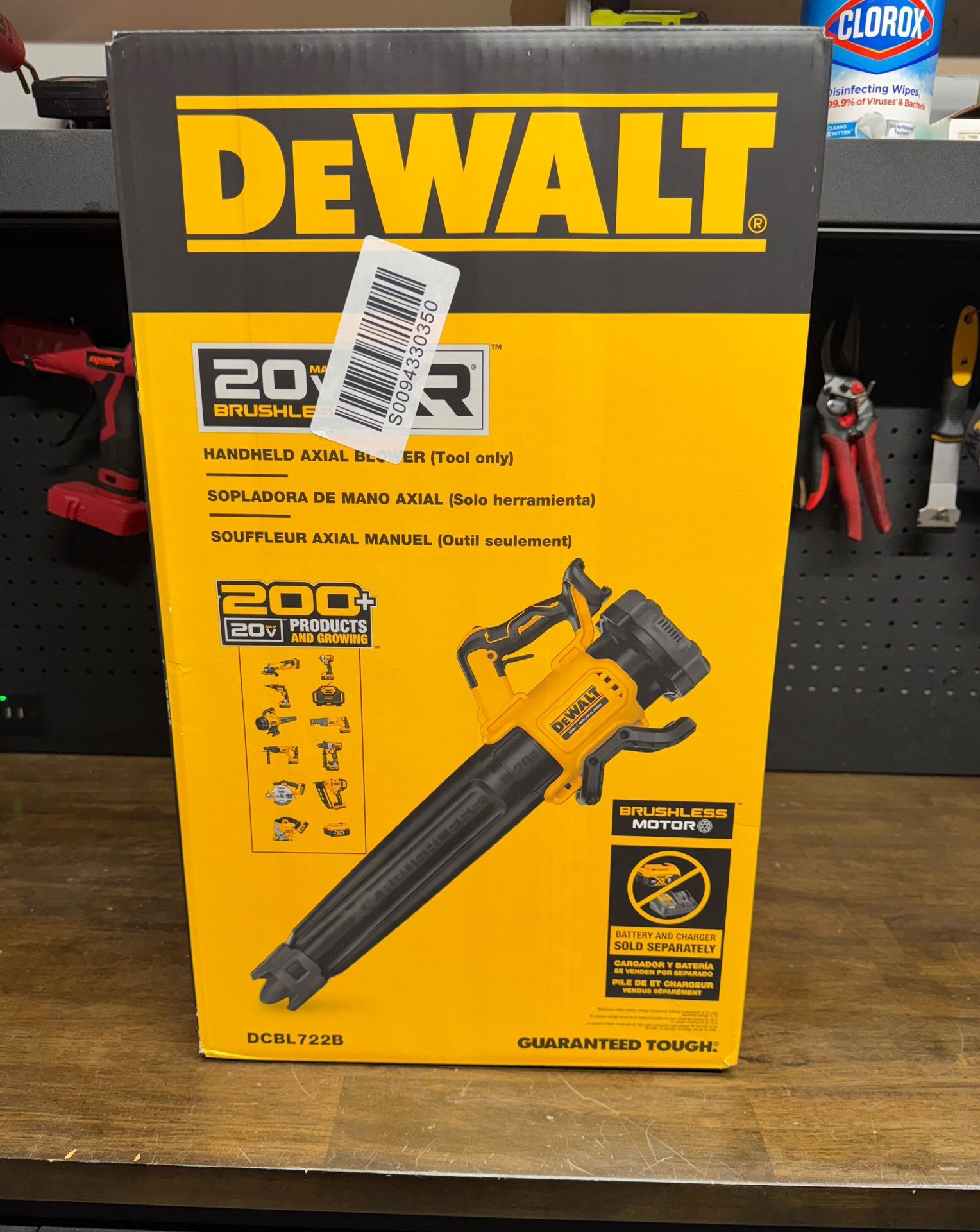 Dewalt 20V MAX 125 MPH 450 CFM Leaf Blower tool only