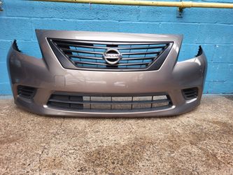 214 NISSAN VERSA SEDAN FRONT BUMPER COVER ASSEMBLY