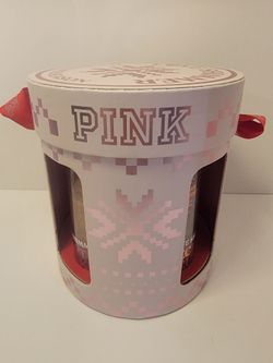 PINK Victoria's Secret Pink & Red Shimmering gift set