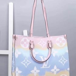 Cotton candy Easter purse