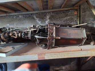 Antique Lamps Fro. Old Hotel In Tacoma