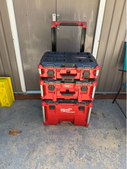 Milwaukee packout tool boxes asking $280