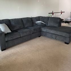 Blue/Grey sectional 