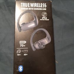 True Wireless Bluetooth Earbuds W / Charging Case Power Pro 17LY86BK
