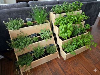 Small 3-tier and 4-tier planters