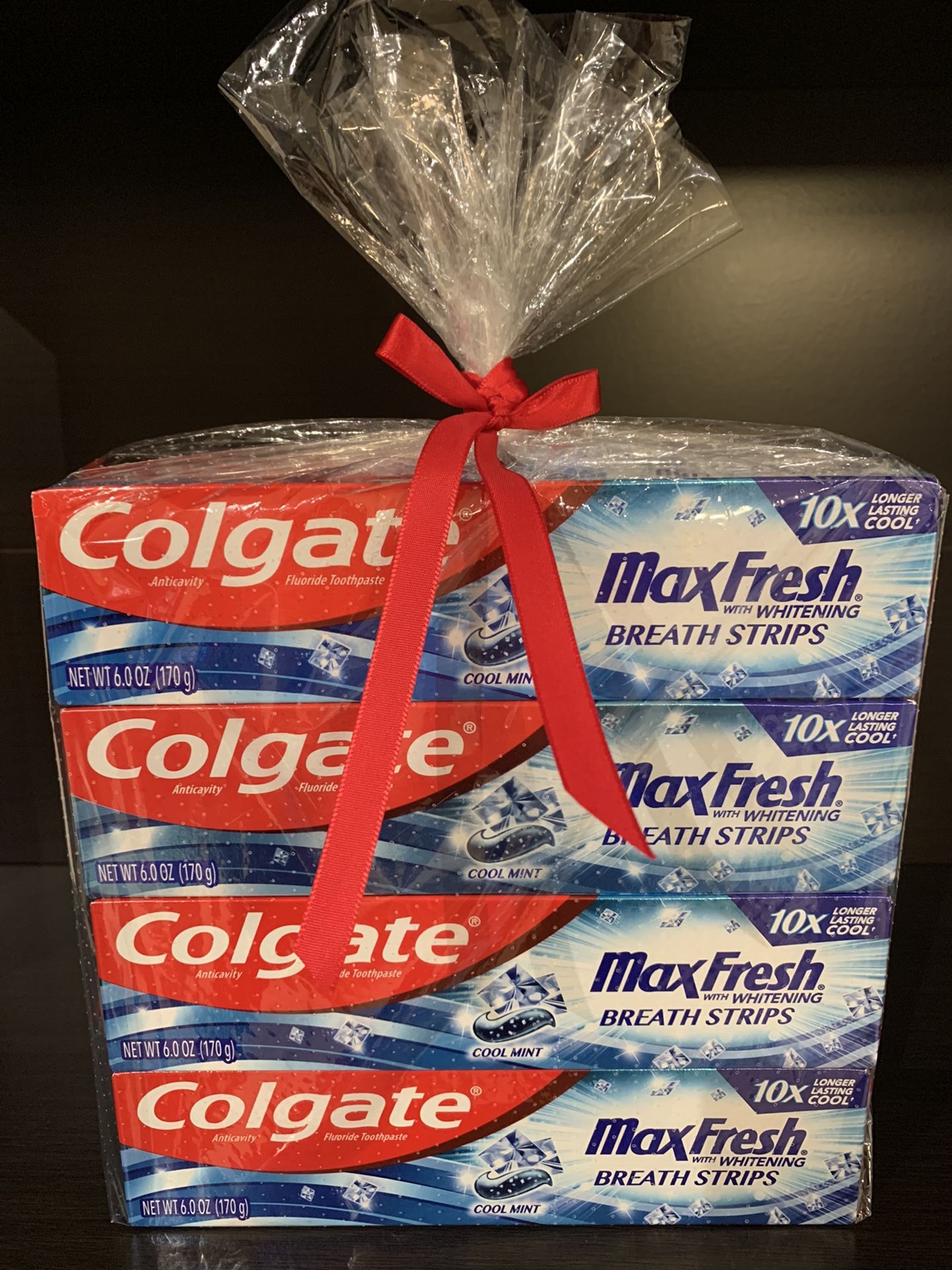 NEW!!!! COLGATE MAXFRESH TOOTHPASTE (4pk)