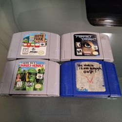 Nintendo 64 N64 Shooter games