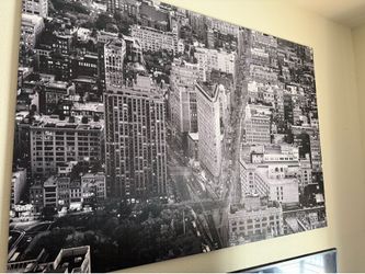 IKEA's Wall Art Print Canvas First Edition Premiär Collection. Iconic Flat Iron Canvas