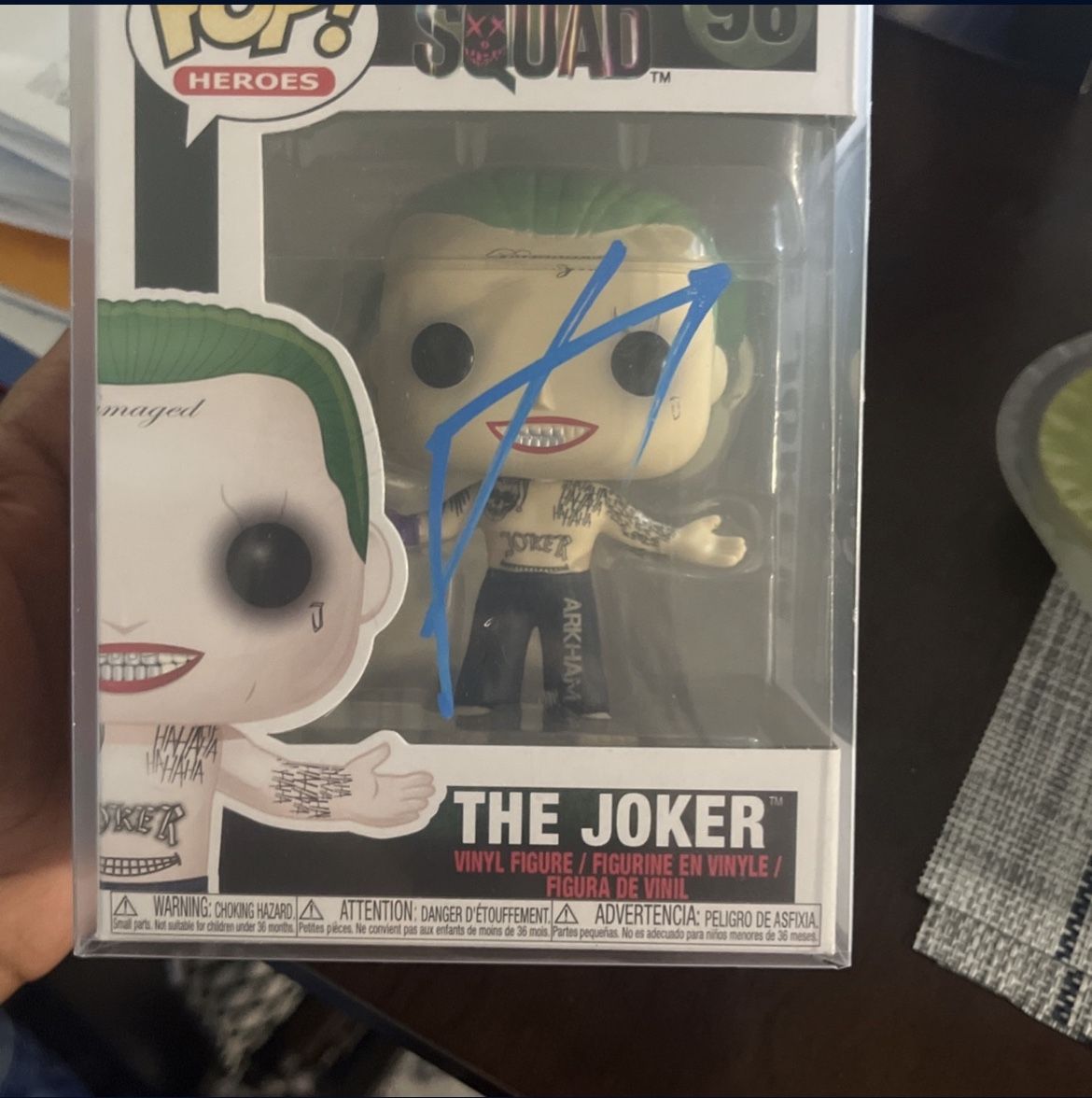 Jared Leto Signed Suicide Squad Joker Funko Pop