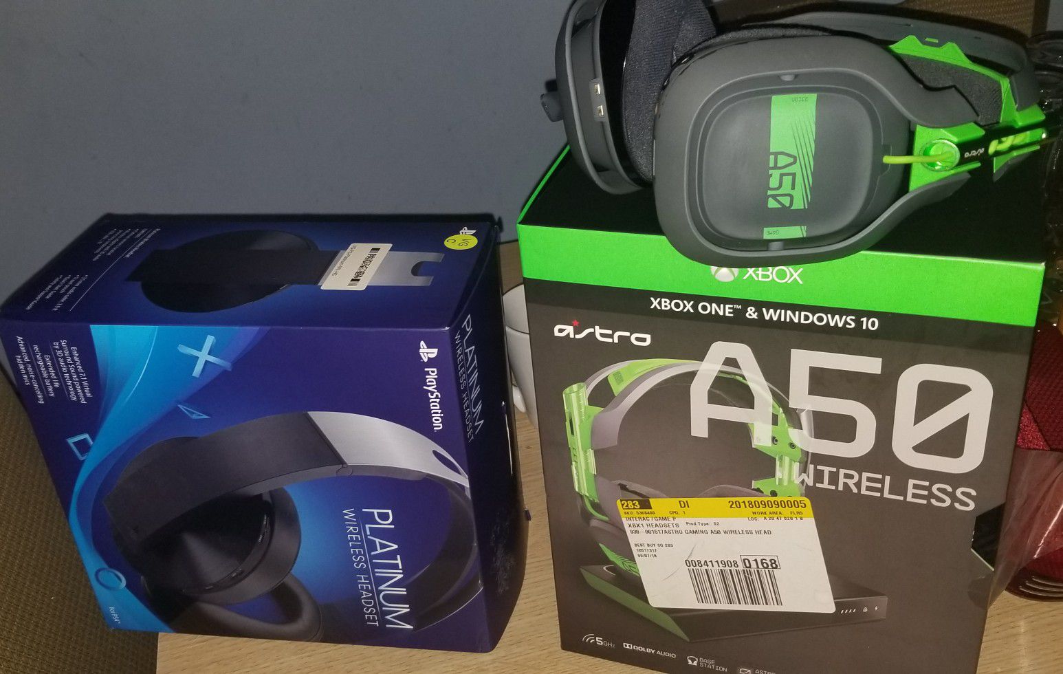 Astro a 50 and platiniun wireless headset