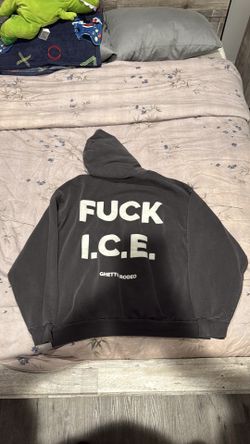 FUCK ICE HOODIE SIZE XL