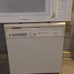 Dishwasher And Above The Stove Microwave