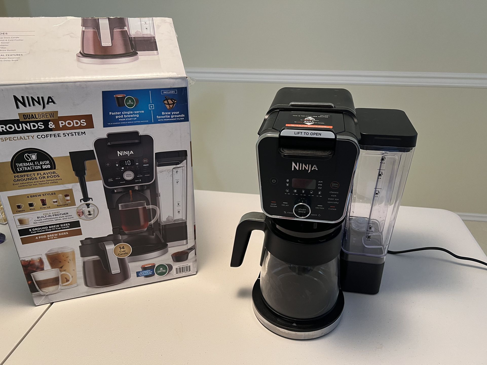 Coffee Maker Ninja DualBrew XL Grounds & Pods (Hot & Iced Coffee)