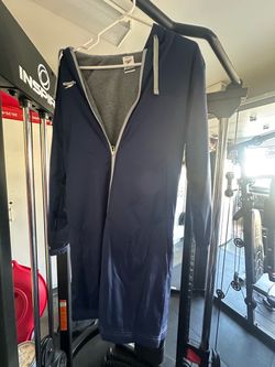 Speedo Navy Blue Zip-Up swim hoodie