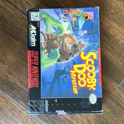 Super Nintendo Scooby-Doo Mystery