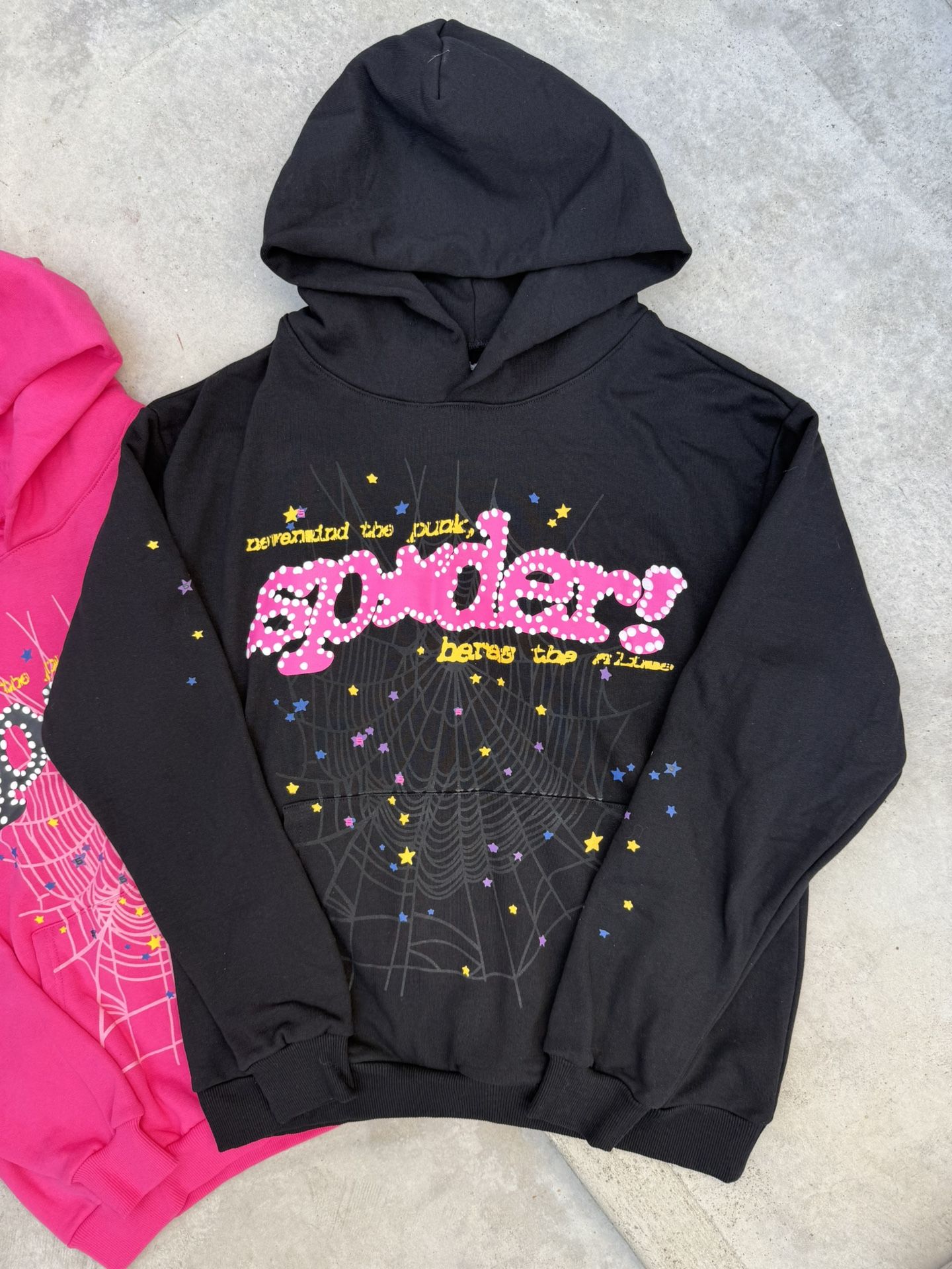 Spider Hoodie Black