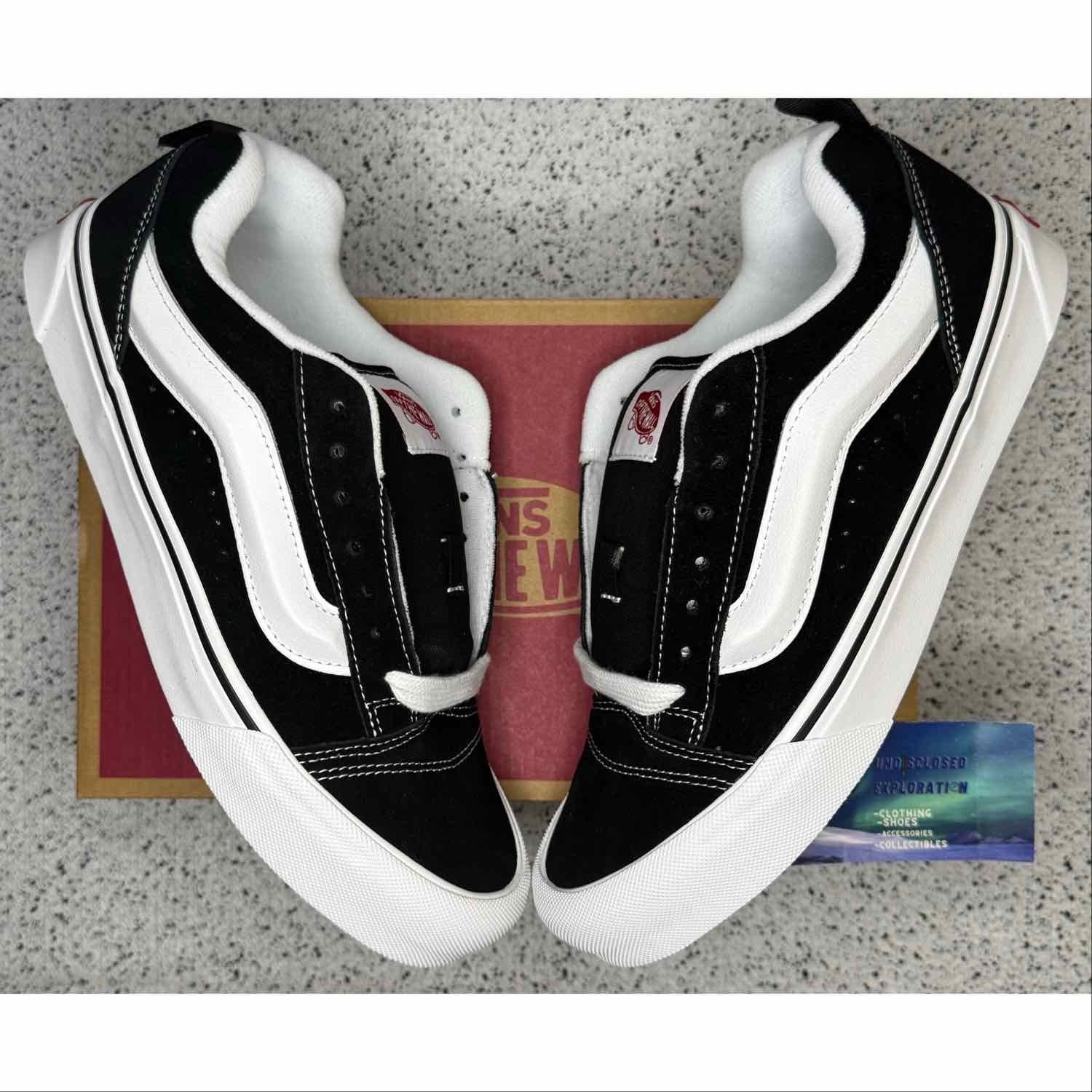 Vans Knu Skool Black White 8.5 Men
