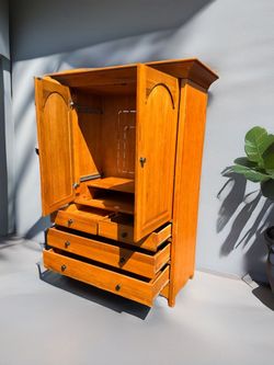 FREE DELIVERY Oak Finish Armoire