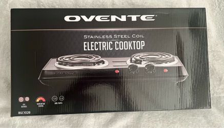 Electric Double Burner Cooktop