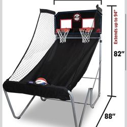 Pop-A-Shot - Home Dual Shot | Arcade Basketball Game for Home | Sensor Scoring Hoop, 16 Game Modes