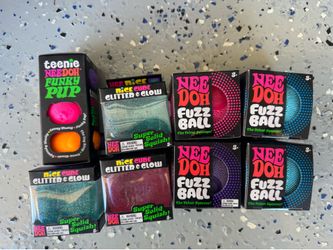 Nee Doh fuzz ball, Glitter Glow