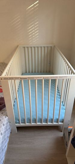 IKEA white crib