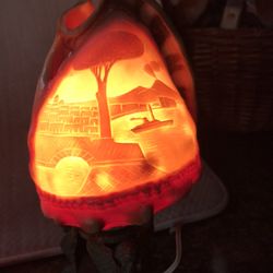 Hand Carved Night Light Counch Shells 