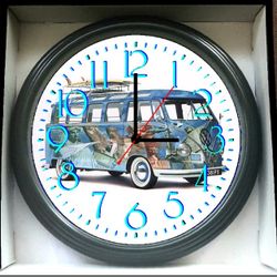 VW Kombi Volkswagen Surfer Wall Clock New!
