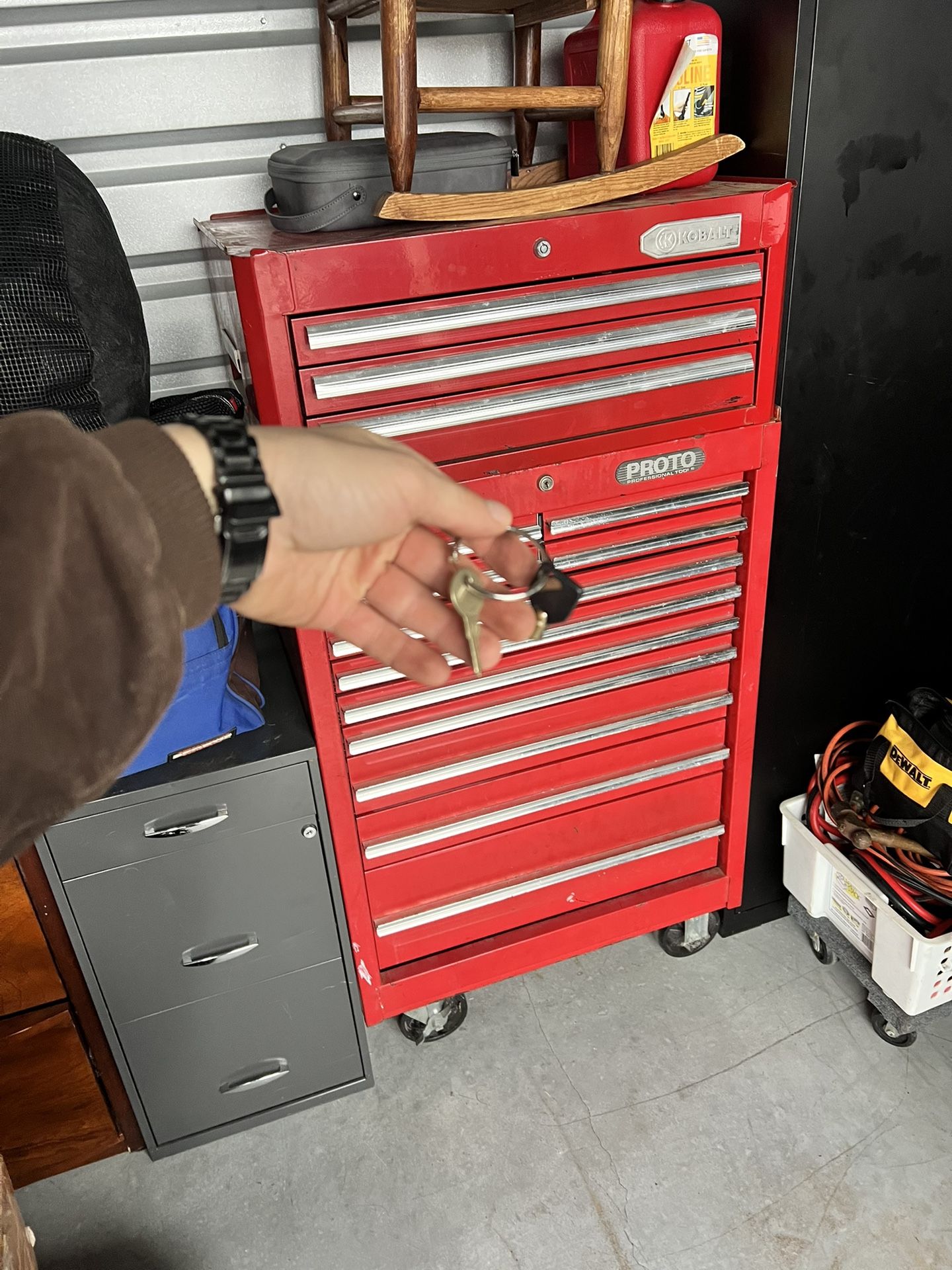 Rolling Toolbox W/ Addition Top