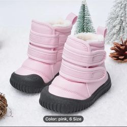 Pink Snow Boots 5c