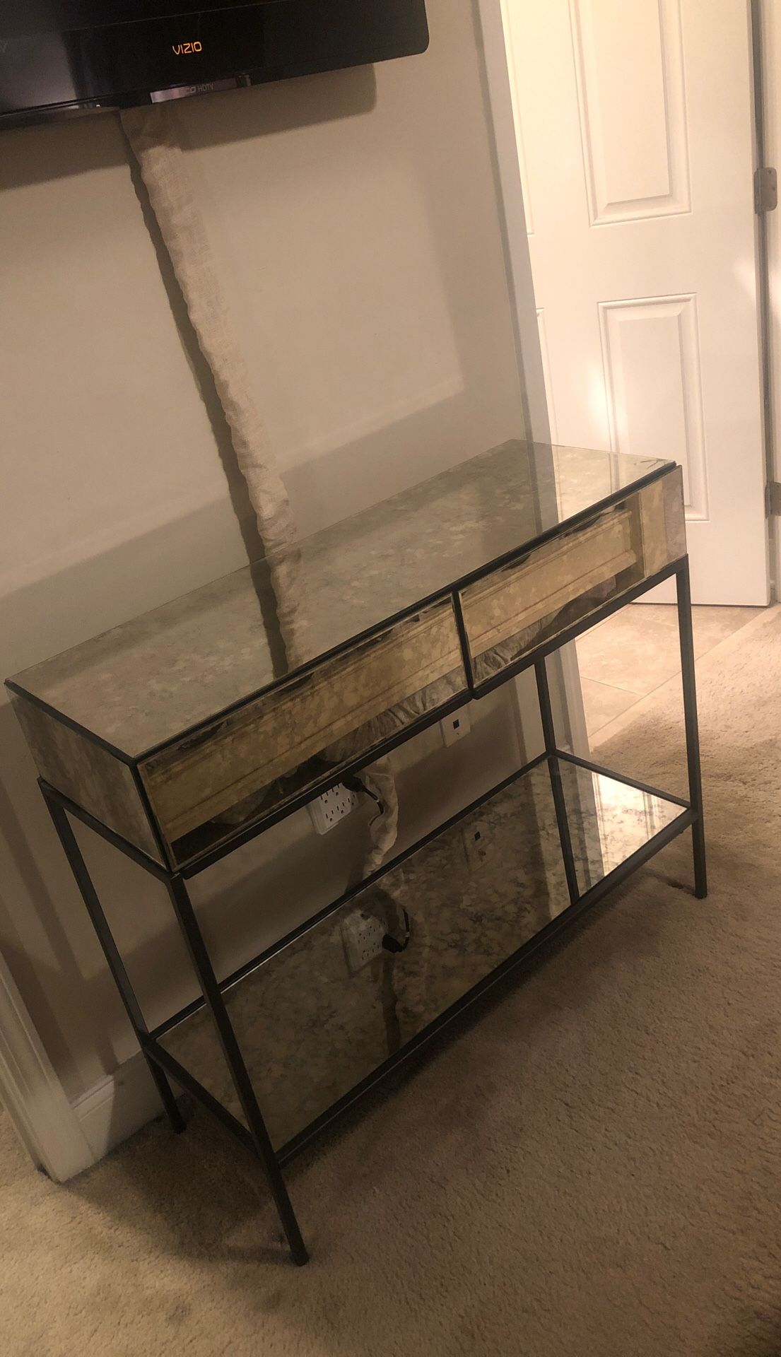 West Elm console table