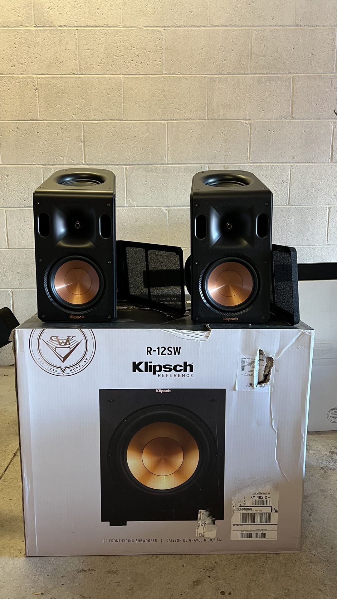 Klipsch reference cinema dolby atmos 5 1 4 system open box for sale
