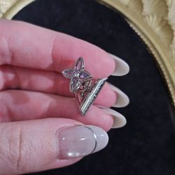 White Gold Plating Fashion Double Sided Earrings 