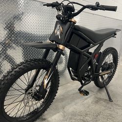 60V/2400W GT73 Pro - Electric Dirt Bike - 49mph!! Off Road - Real Dirt Bike Tires and Wheels!!
