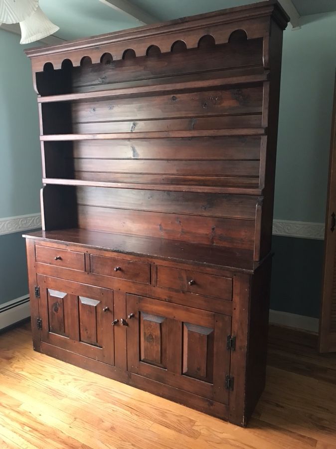 Original Stephen Von Hohen Hutch (antique wood furniture)