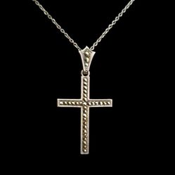 925 Marcasite Cross Pendant 