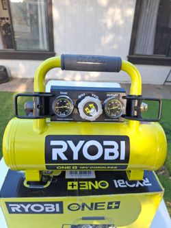 Ryobi One +18V 120 PsI Cordless 1 Gal. Air Compressor (tool only)