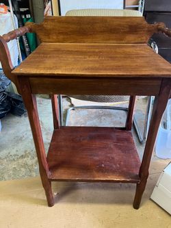 Solid wood stand