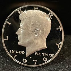 1979 S Gem Proof Kennedy Half Dollar With A extreme Cameo 633