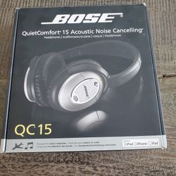 Bose QC 15 noise cancellation headphones