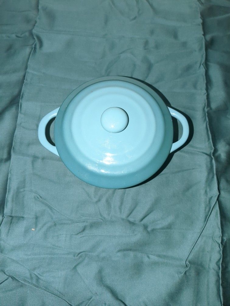Small Ceramic Fondue Pot / Baking / Serving Dish