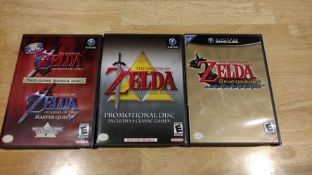 CIB LEGEND OF ZELDA OCARINA OF TIME MASTER QUEST NINTENDO GAMECUBE VIDEO  GAME