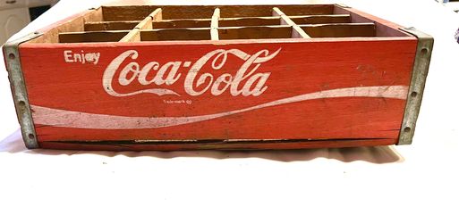 Vintage Coca-Cola Wood Bottle Crate